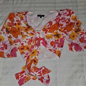 Lulu's Floral Crop Top L